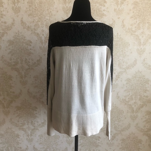 Rachel Roy lace accents sweater - Picture 4 of 9